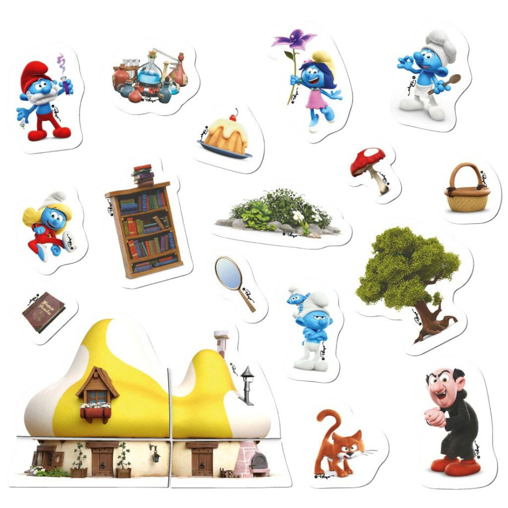 Магнітна гра "Будинок Мрії. The Smurfs Їдальня Шефа", Dodo - № 1 Магнітна гра "Будинок Мрії. The Smurfs Їдальня Шефа", Dodo - № 1