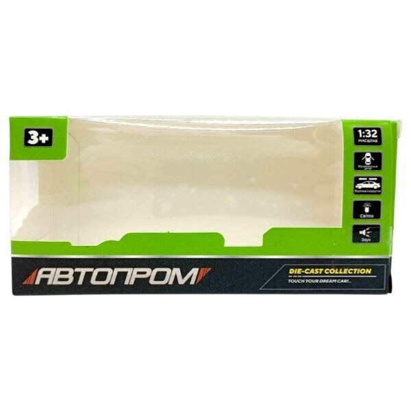 Машина мет. 1:32 "DODGE VAN" із зеленою смужкою, Автопром - № 2 Машина мет. 1:32 "DODGE VAN" із зеленою смужкою, Автопром - № 2