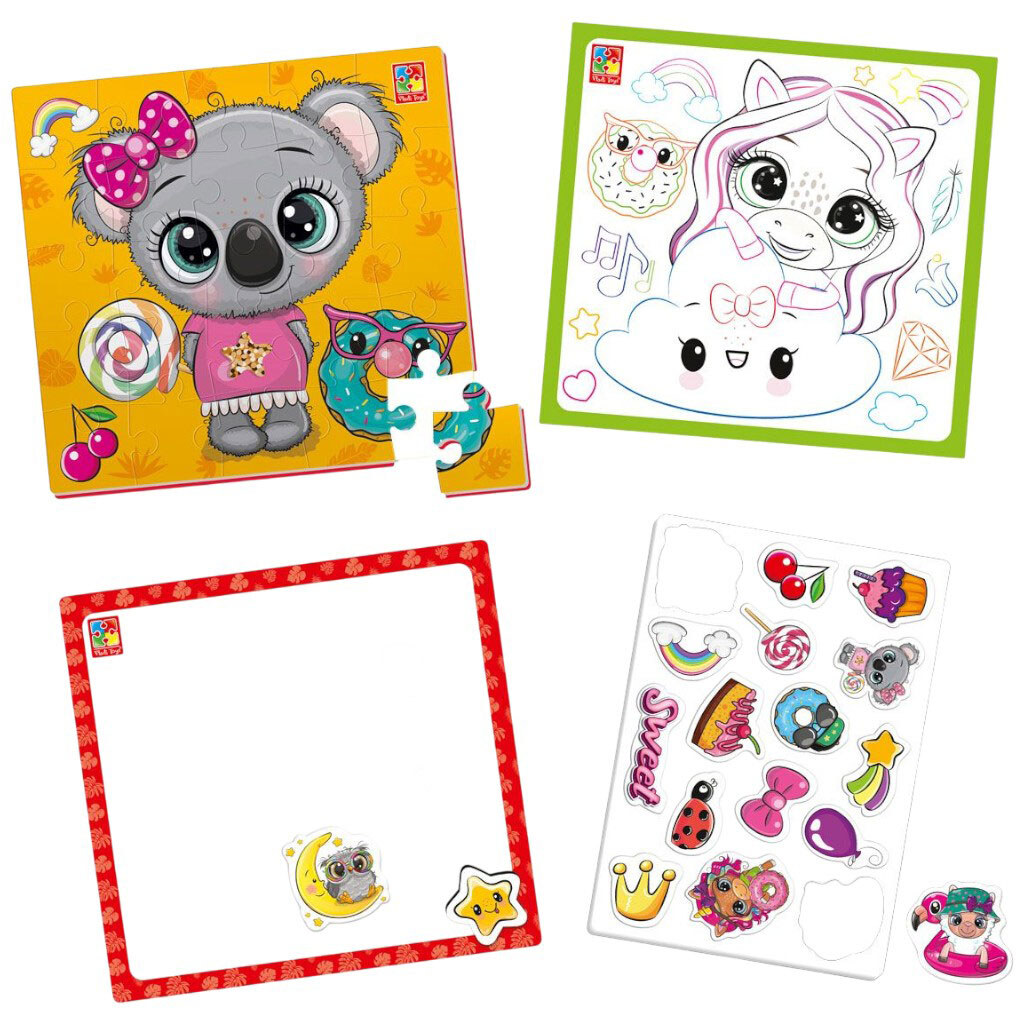 Набор для творчества 4в1 "Пушистики и сладости", укр, Vladi Toys - № 2 Набор для творчества 4в1 "Пушистики и сладости", укр, Vladi Toys - № 2