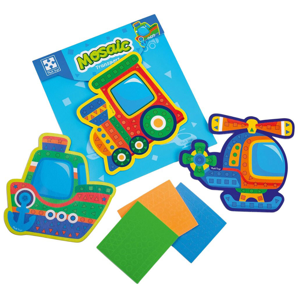 Набір для творчості, м'яка мозаїка "Транспорт", Vladi Toys - № 3 Набір для творчості, м'яка мозаїка "Транспорт", Vladi Toys - № 3