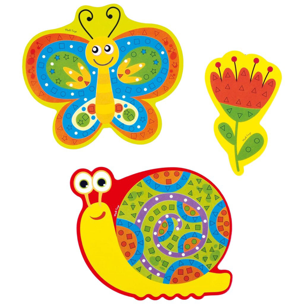 Набір для творчості з м'якою мозаїкою та стразами "Чарівні комашки", Vladi Toys - № 2 Набір для творчості з м'якою мозаїкою та стразами "Чарівні комашки", Vladi Toys - № 2