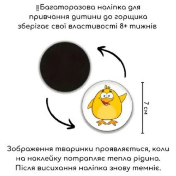 Наклейки для приучения ребенка к горшку "Морские животные", 5 шт., Mega Zayka - № 3 Наклейки для приучения ребенка к горшку "Морские животные", 5 шт., Mega Zayka - № 3