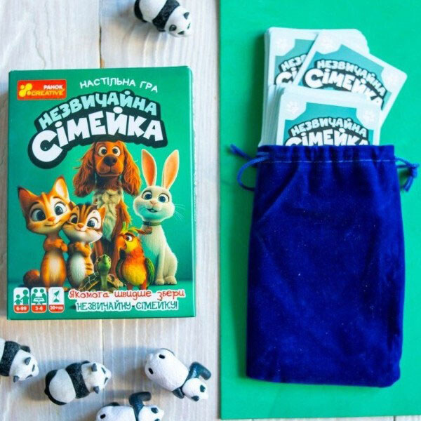 Настільна гра "Незвичайна сімейка", Ранок - № 4 Настільна гра "Незвичайна сімейка", Ранок - № 4