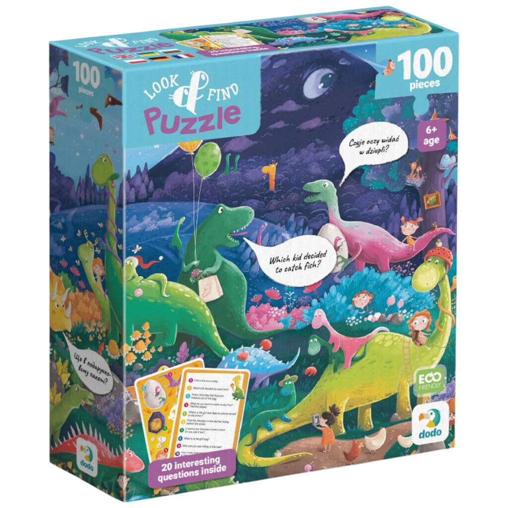 Пазл "Look and Find/Ищи и находи. Страна динозавров", 100 эл, Dodo - № 1 Пазл "Look and Find/Ищи и находи. Страна динозавров", 100 эл, Dodo - № 1