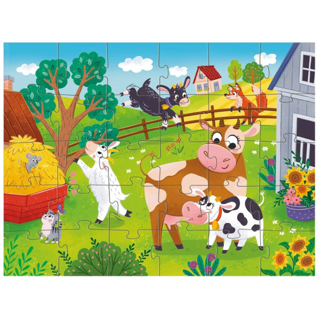 Пазл "Коровы и козлята", 30 эл, Dodo - № 1 Пазл "Коровы и козлята", 30 эл, Dodo - № 1
