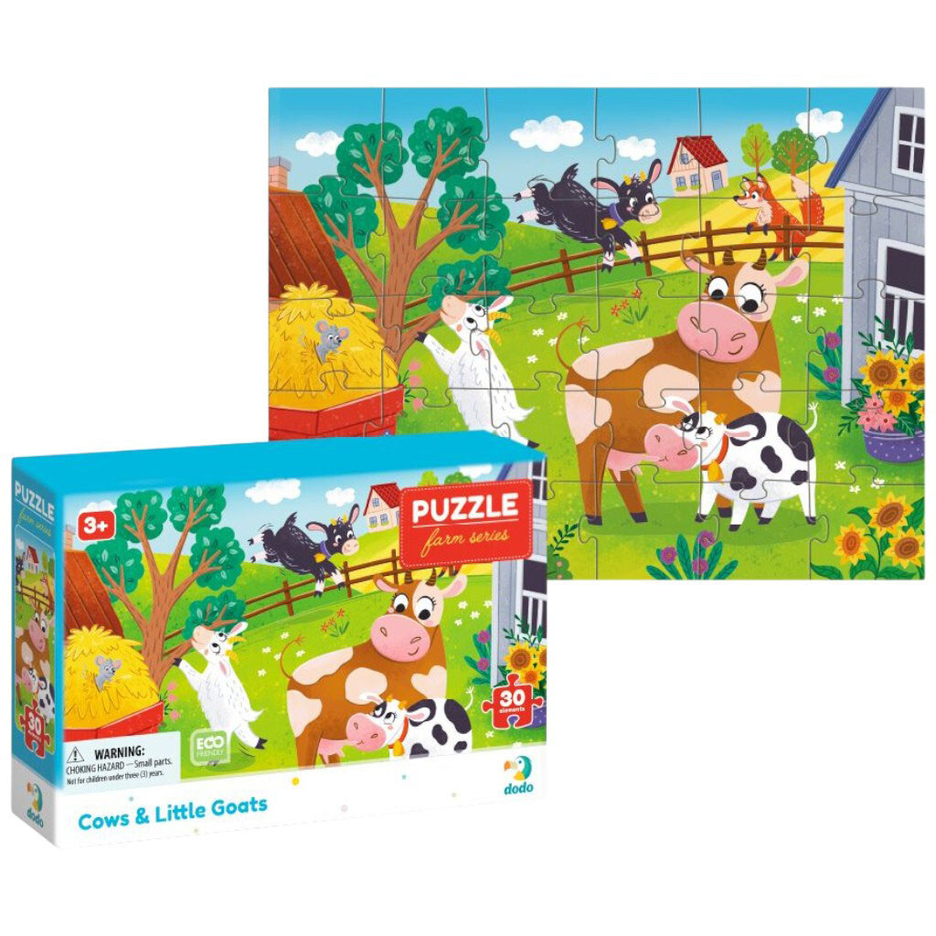 Пазл "Коровы и козлята", 30 эл, Dodo - № 2 Пазл "Коровы и козлята", 30 эл, Dodo - № 2