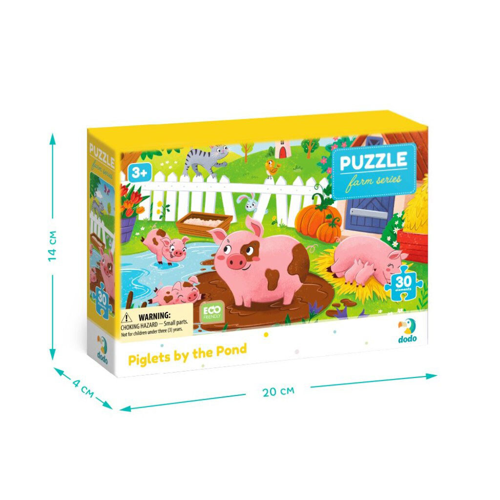 Пазл "Поросята у пруда", 30 эл, Dodo - № 4 Пазл "Поросята у пруда", 30 эл, Dodo - № 4
