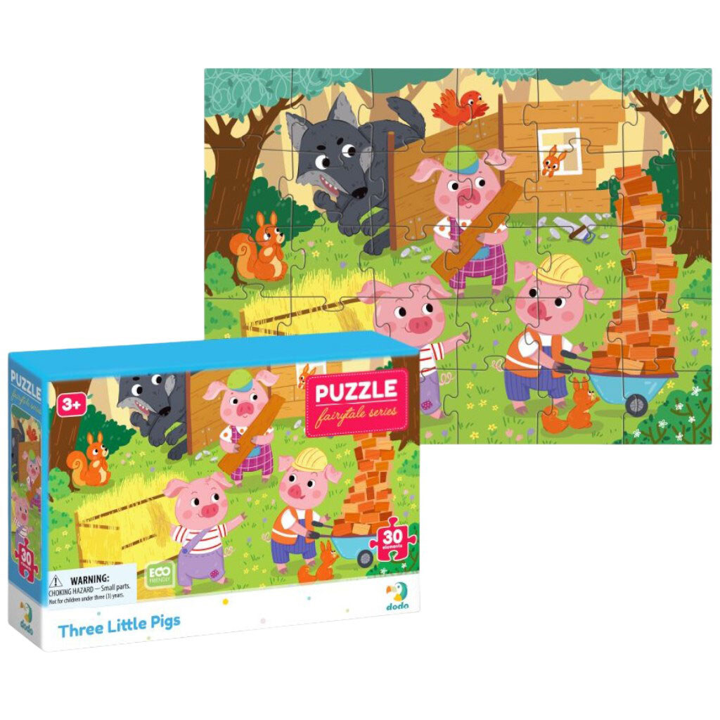 Пазл "Три порося", 30 ел, Dodo - № 3 Пазл "Три порося", 30 ел, Dodo - № 3