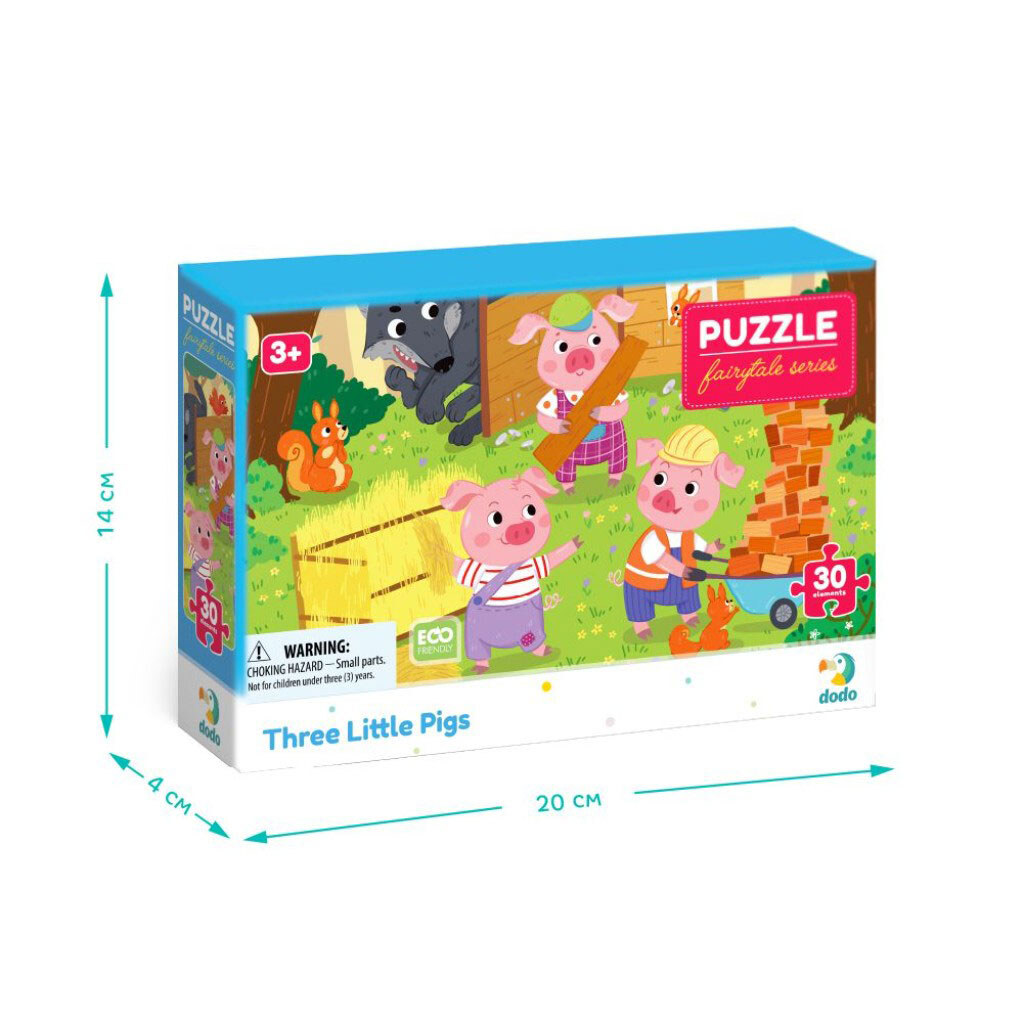 Пазл "Три порося", 30 ел, Dodo - № 5 Пазл "Три порося", 30 ел, Dodo - № 5