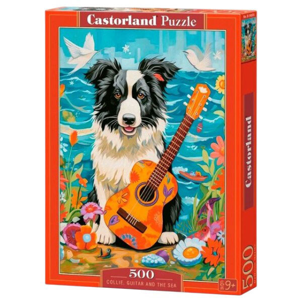 Пазли "Коллі, гітара та море", 500 елементів, Castorland - № 2 Пазли "Коллі, гітара та море", 500 елементів, Castorland - № 2