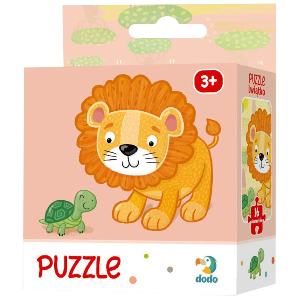 Пазлы "Львёнок", 16 элементов, Castorland - № 2 Пазлы "Львёнок", 16 элементов, Castorland - № 2