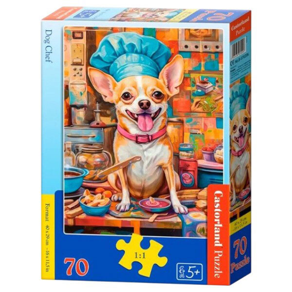 Пазлы "Собака-повар", 70 элементов, Castorland - № 2 Пазлы "Собака-повар", 70 элементов, Castorland - № 2