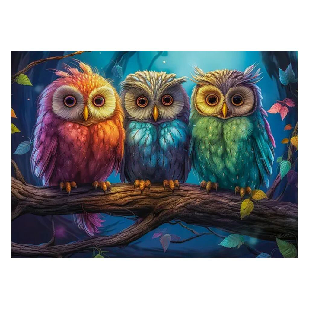 Пазлы "Три маленьких совы", 300 элементов, Castorland - № 1 Пазлы "Три маленьких совы", 300 элементов, Castorland - № 1