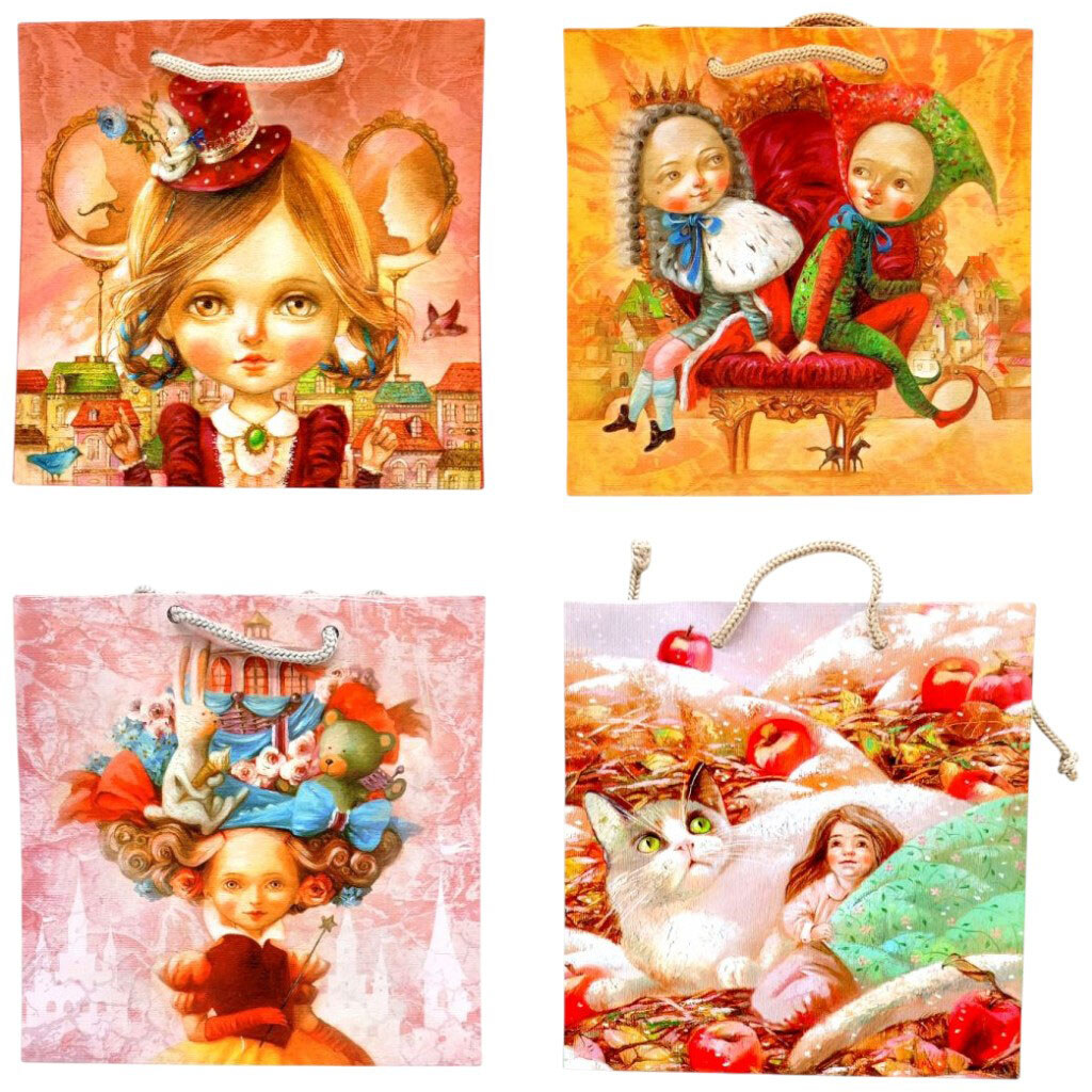 Пакет бумажный 16x16x7см, микс видов, Art Studio Of Happiness - № 1 Пакет бумажный 16x16x7см, микс видов, Art Studio Of Happiness - № 1