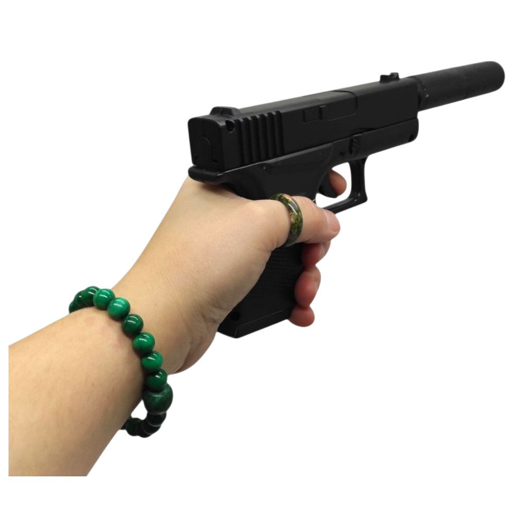 Пистолет металлический, шарики, в коробке 21x14x4 см, Mic - № 3 Пистолет металлический, шарики, в коробке 21x14x4 см, Mic - № 3