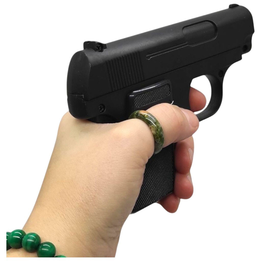 Пістолет із металевими деталями, коробка 20x14x4 см, Mic - № 2 Пістолет із металевими деталями, коробка 20x14x4 см, Mic - № 2