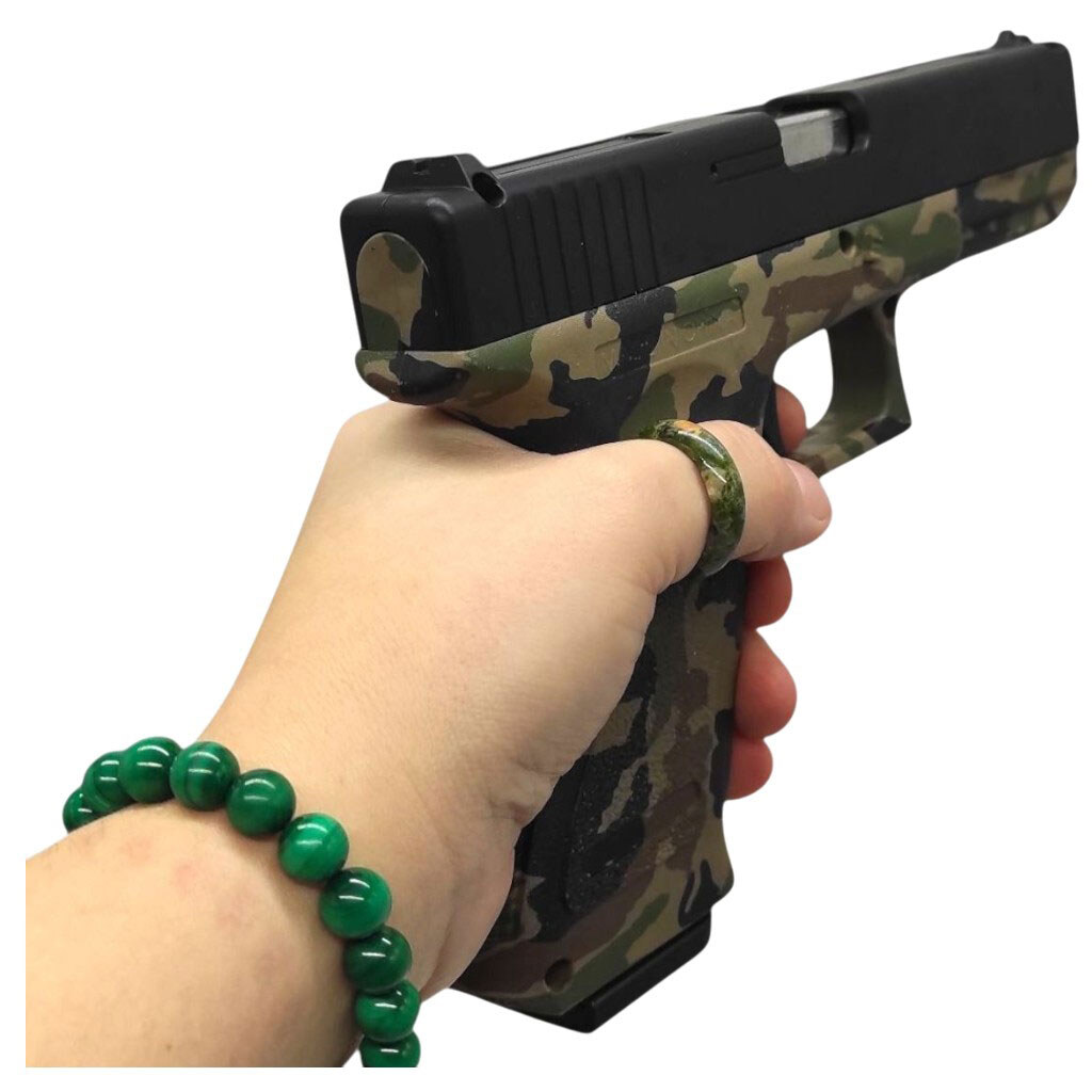 Пистолет с металлическими деталями, коробка 25x18x4,5 см, Mic - № 2 Пистолет с металлическими деталями, коробка 25x18x4,5 см, Mic - № 2