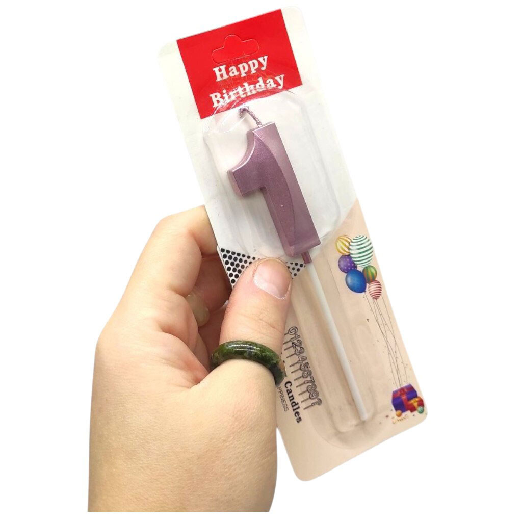 Свічка для торта "Цифра 0", Mic - № 2 Свічка для торта "Цифра 0", Mic - № 2