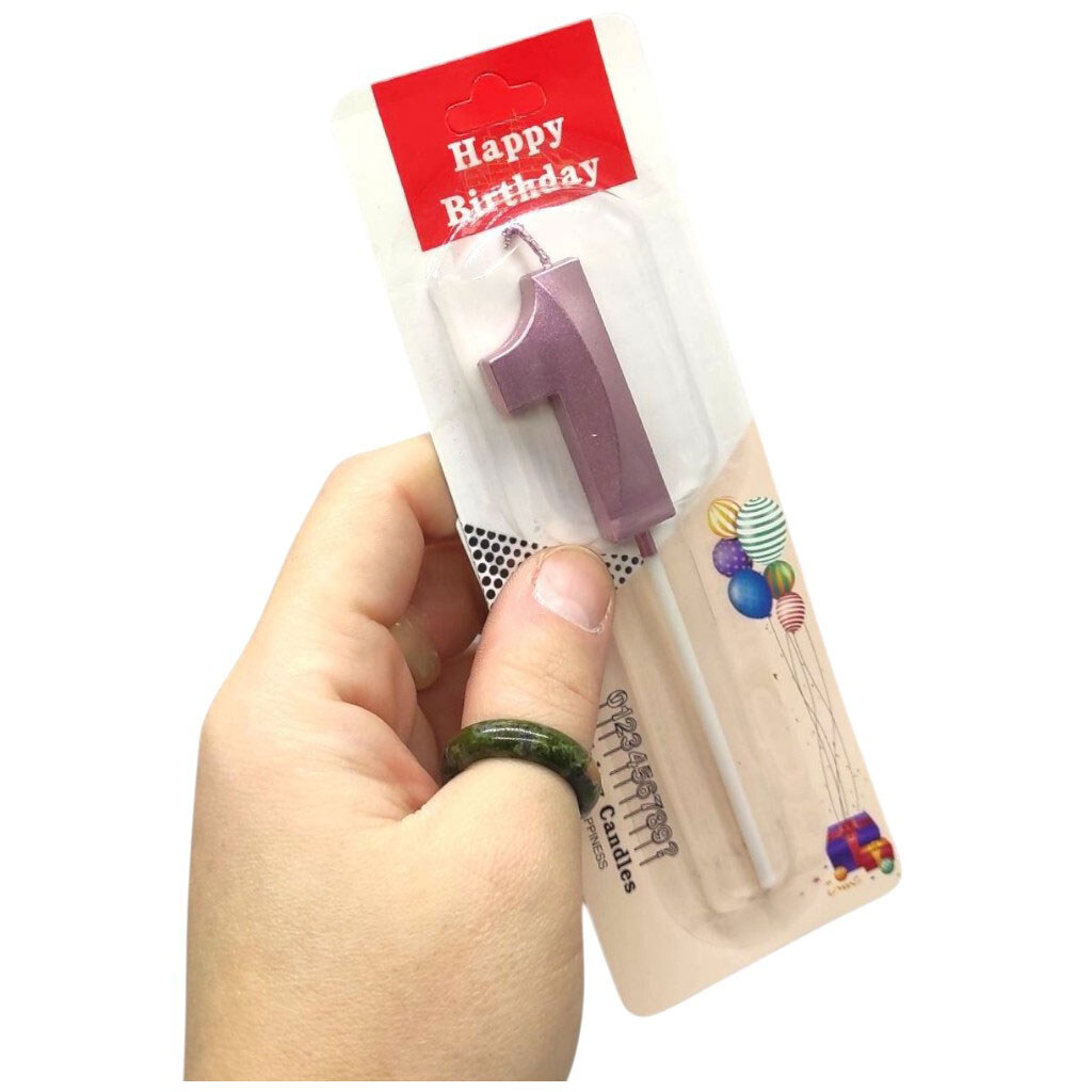 Свічка для торта "Цифра 6", Mic - № 2 Свічка для торта "Цифра 6", Mic - № 2