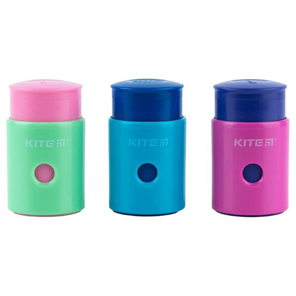 Стругачка з контейнером "Sunset", асорти, Kite - № 2 Стругачка з контейнером "Sunset", асорти, Kite - № 2