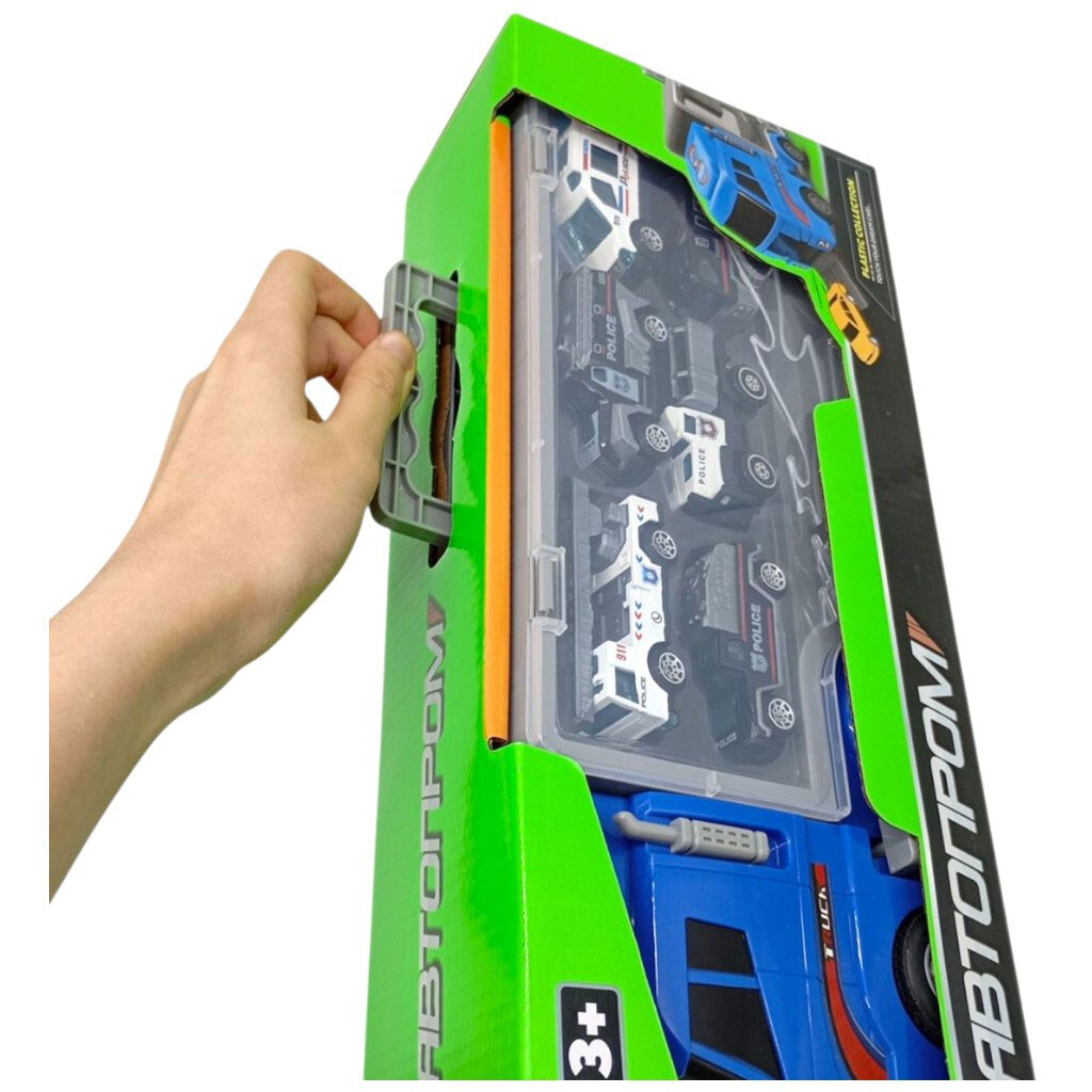 Трейлер із машинками, короб. 34,5x14,9x9,5см, Автопром - № 2 Трейлер із машинками, короб. 34,5x14,9x9,5см, Автопром - № 2