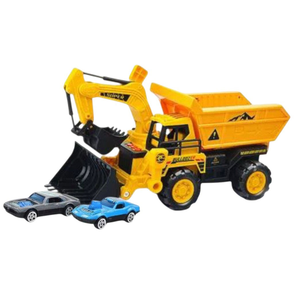 Екскаватор-паркінг з метал.машинками, 2шт., та аксес., батар., муз., світло, кор. 49,6x17x21,5 см, Six-Six-Zero - № 1 Екскаватор-паркінг з метал.машинками, 2шт., та аксес., батар., муз., світло, кор. 49,6x17x21,5 см, Six-Six-Zero - № 1