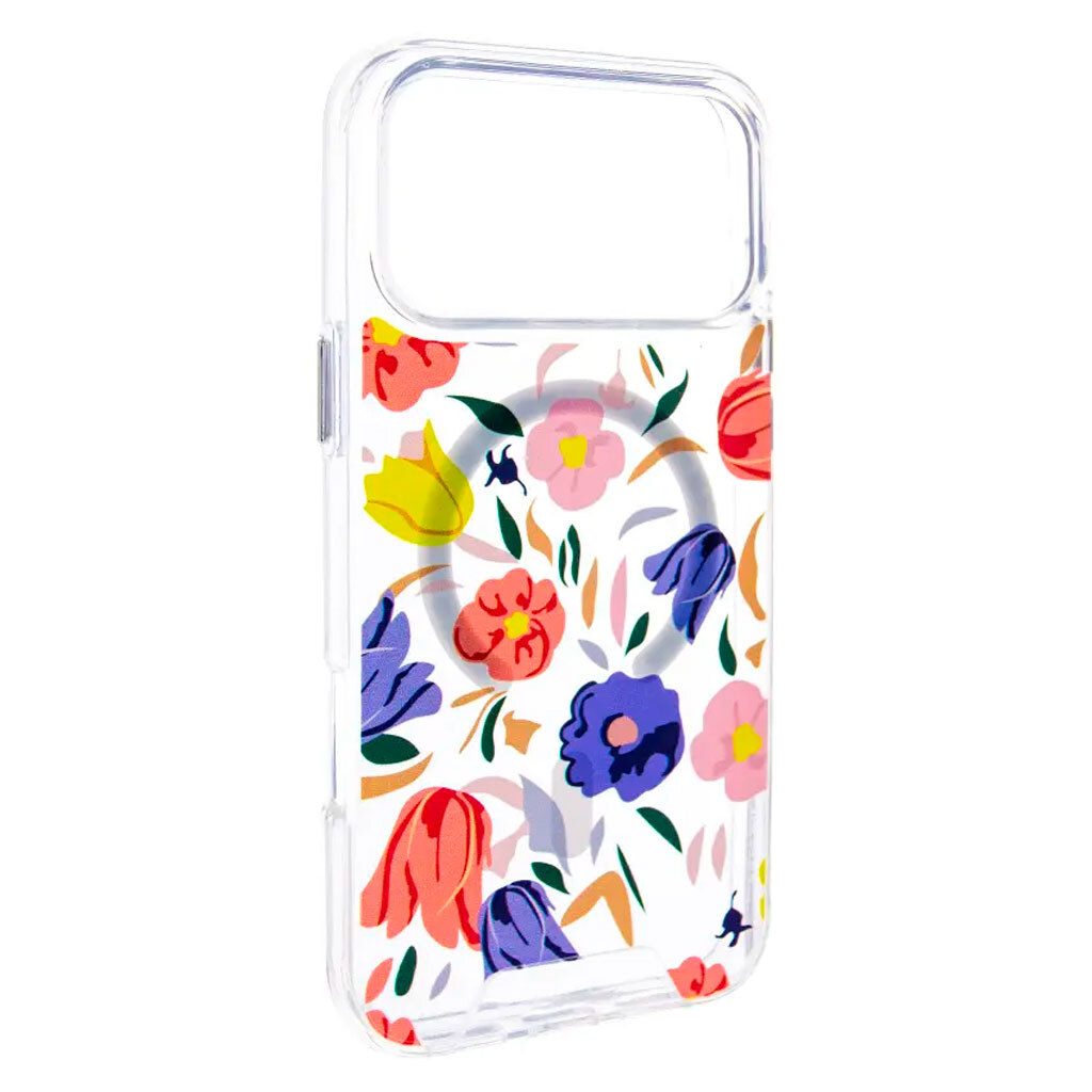Чехол (накладка) Apple iPhone 17 Pro, Epik Clear Garden, MagSafe, Tropical Art, Рисунок - № 1 Чехол (накладка) Apple iPhone 17 Pro, Epik Clear Garden, MagSafe, Tropical Art, Рисунок - № 1
