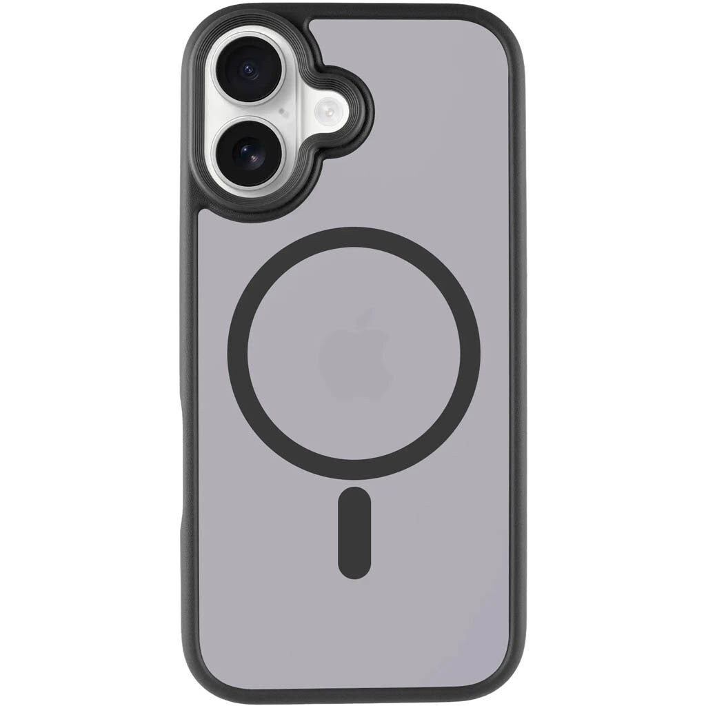 Чохол (накладка) Apple iPhone 17, Epik Metal Buttons, MagSafe, Чорний - № 5 Чохол (накладка) Apple iPhone 17, Epik Metal Buttons, MagSafe, Чорний - № 5