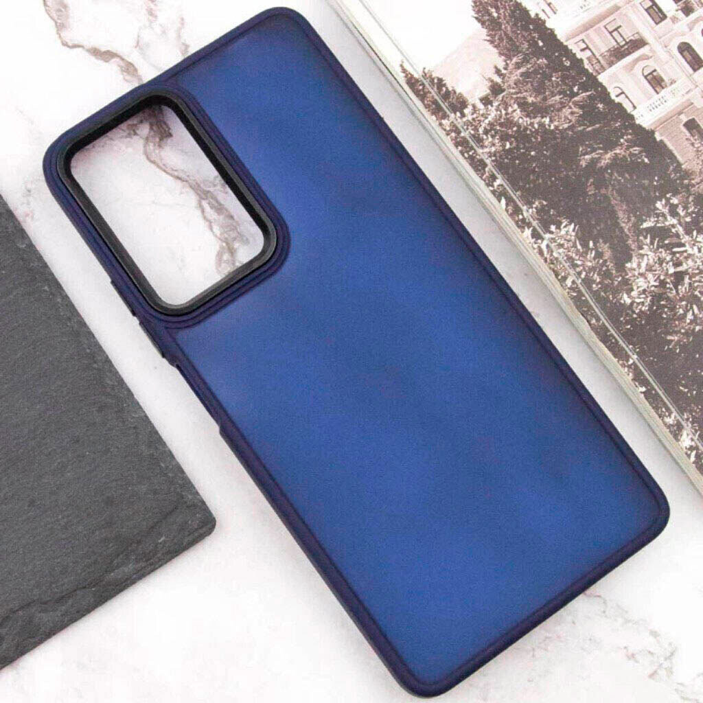 Чохол (накладка) Infinix Hot 60 / Hot 60i, Epik Lyon frosted, Navy Blue, Синій - № 4 Чохол (накладка) Infinix Hot 60 / Hot 60i, Epik Lyon frosted, Navy Blue, Синій - № 4