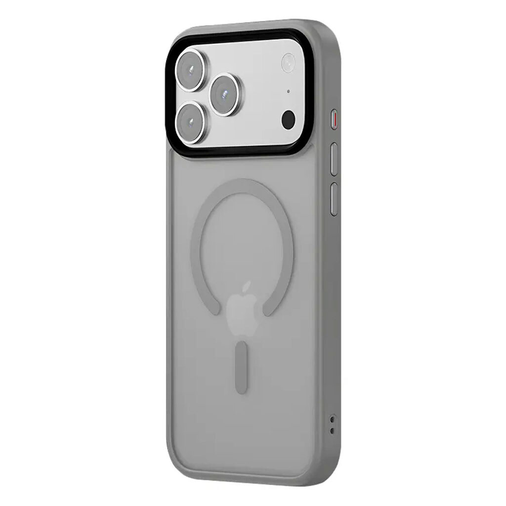 Чехол (накладка) Apple iPhone 17, Epik Metal Buttons Colorful, MagSafe, Серый - № 2 Чехол (накладка) Apple iPhone 17, Epik Metal Buttons Colorful, MagSafe, Серый - № 2