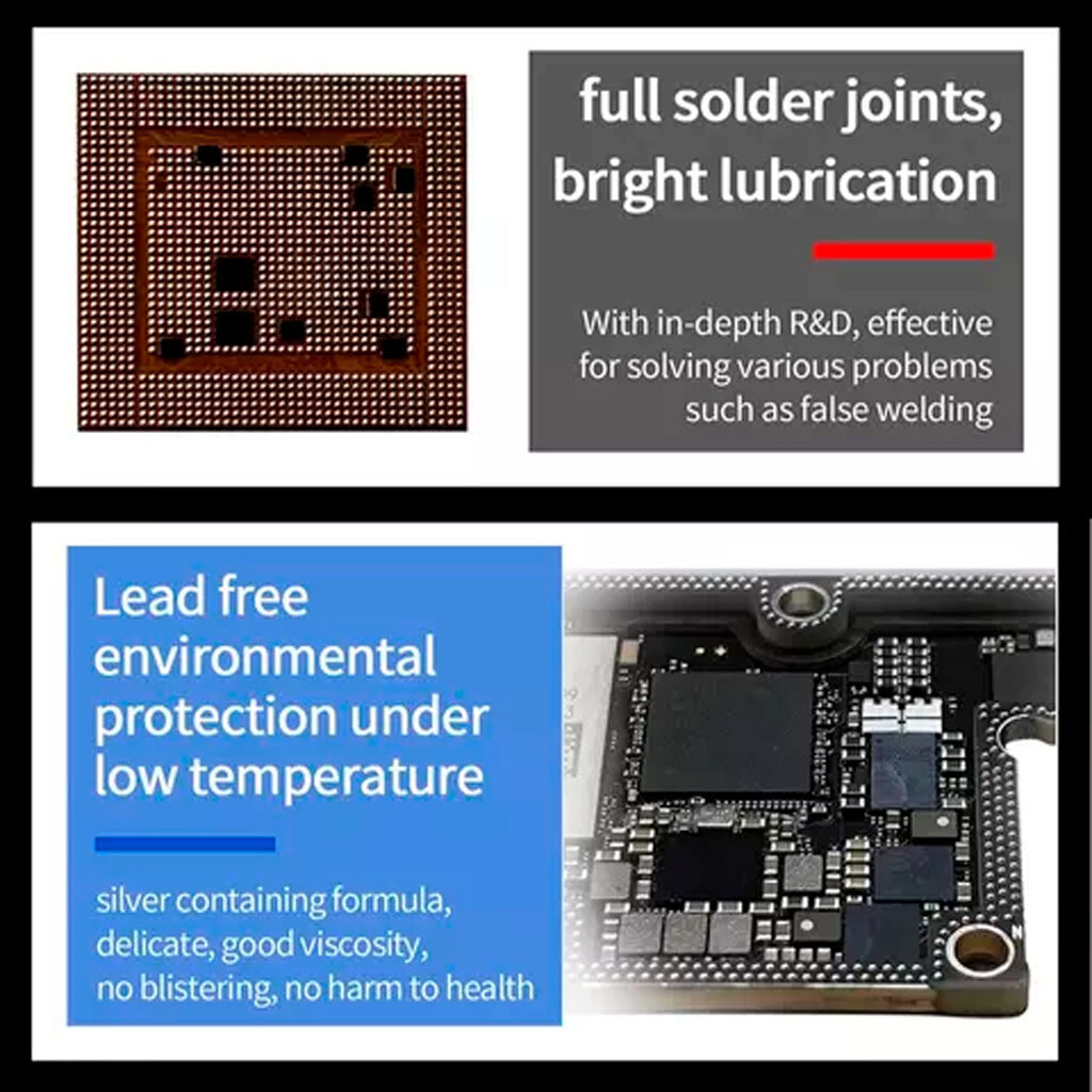 Паста BGA Aixun AX-SP138M, 50 гр. - № 2 Паста BGA Aixun AX-SP138M, 50 гр. - № 2
