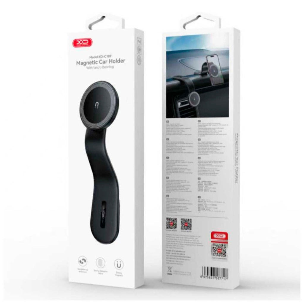 Утримувач (Холдер) XO C189 Waterfall Velcro, Чорний - № 3 Утримувач (Холдер) XO C189 Waterfall Velcro, Чорний - № 3