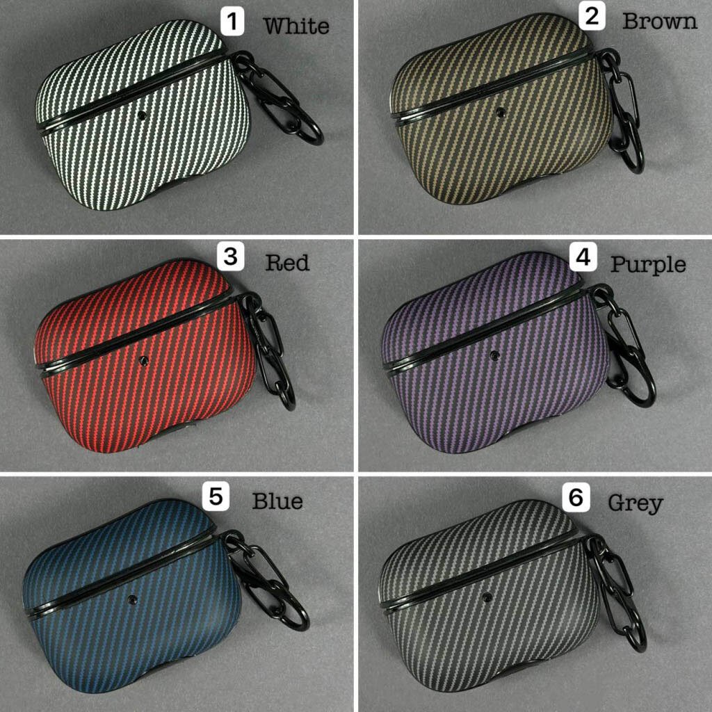 Чохол (накладка) Apple AirPods 4, Carbon, Сірий - № 6 Чохол (накладка) Apple AirPods 4, Carbon, Сірий - № 6