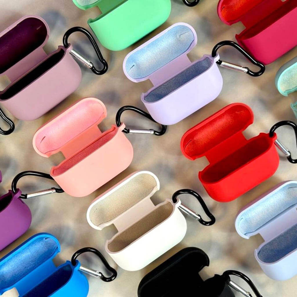 Чехол (накладка) Apple AirPods Pro 3, Hang Case, Dark Grey, Серый - № 7 Чехол (накладка) Apple AirPods Pro 3, Hang Case, Dark Grey, Серый - № 7