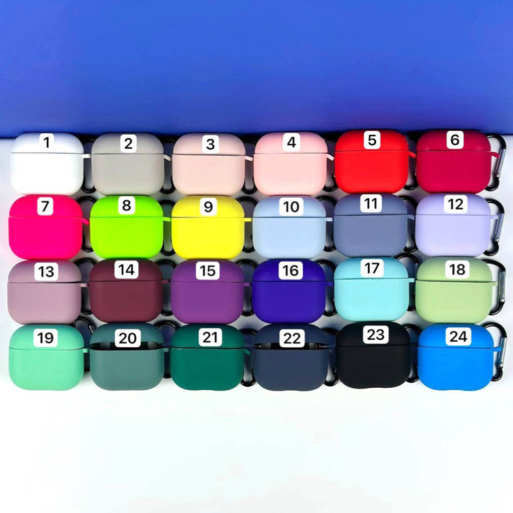 Чехол (накладка) Apple AirPods Pro 3, Hang Case, Dark Grey, Серый - № 9 Чехол (накладка) Apple AirPods Pro 3, Hang Case, Dark Grey, Серый - № 9
