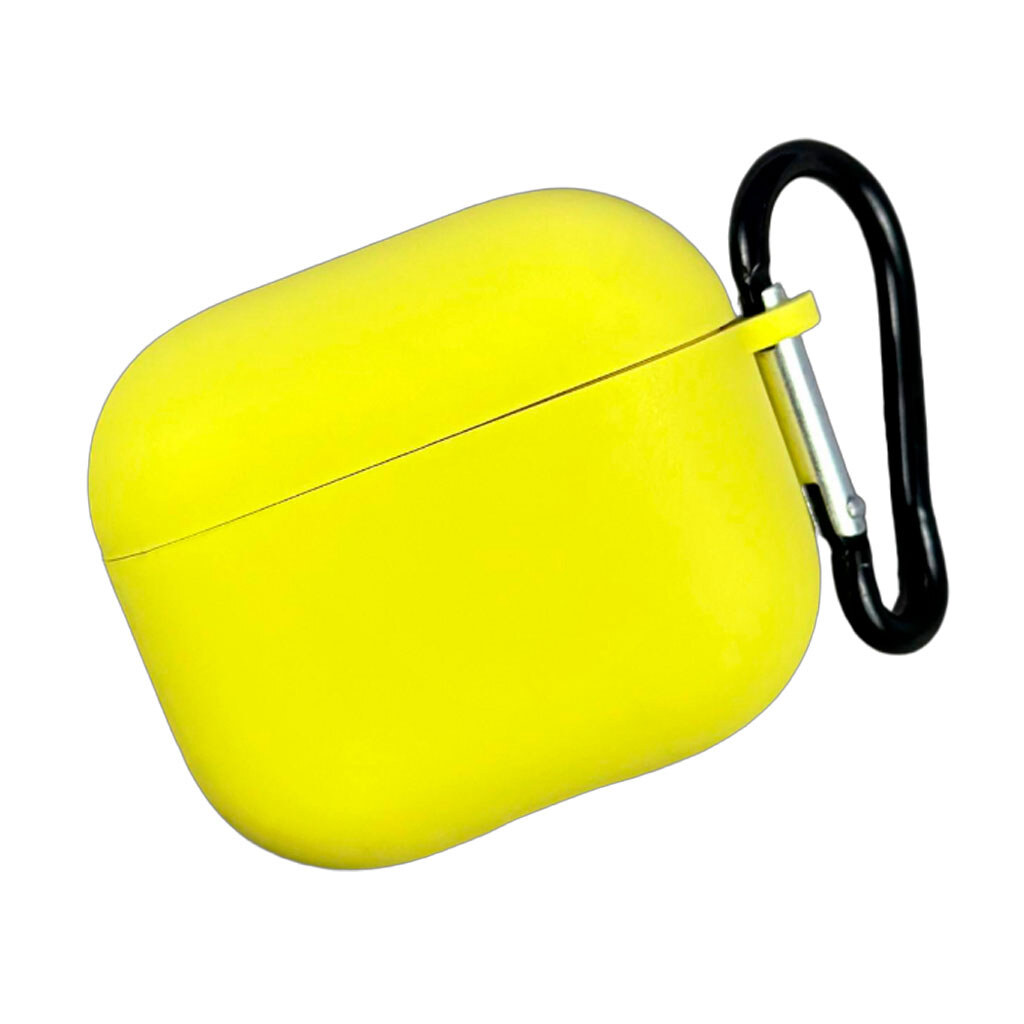 Чохол (накладка) Apple AirPods Pro 3, Hang Case, Жовтий - № 1 Чохол (накладка) Apple AirPods Pro 3, Hang Case, Жовтий - № 1