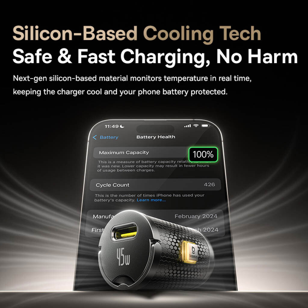 АЗУ Baseus C0206800 PrimeTrip VP2, С кабелем, Type-C, Черный - № 8 АЗУ Baseus C0206800 PrimeTrip VP2, С кабелем, Type-C, Черный - № 8