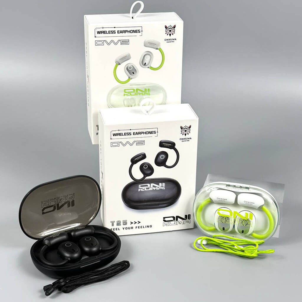 Bluetooth-гарнитура Onikuma T25, Стерео, Белый - № 9 Bluetooth-гарнитура Onikuma T25, Стерео, Белый - № 9