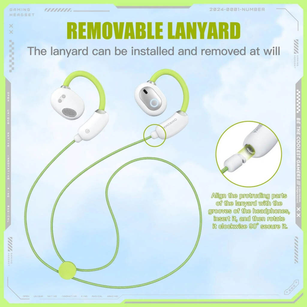 Bluetooth-гарнитура Onikuma T25, Стерео, Черный - № 8 Bluetooth-гарнитура Onikuma T25, Стерео, Черный - № 8