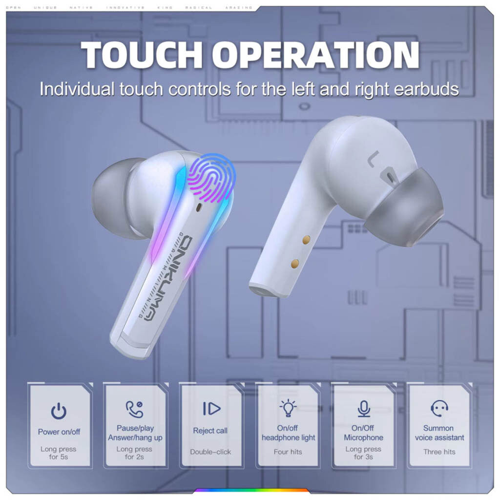 Bluetooth-гарнитура Onikuma T27, Стерео, Черный - № 6 Bluetooth-гарнитура Onikuma T27, Стерео, Черный - № 6