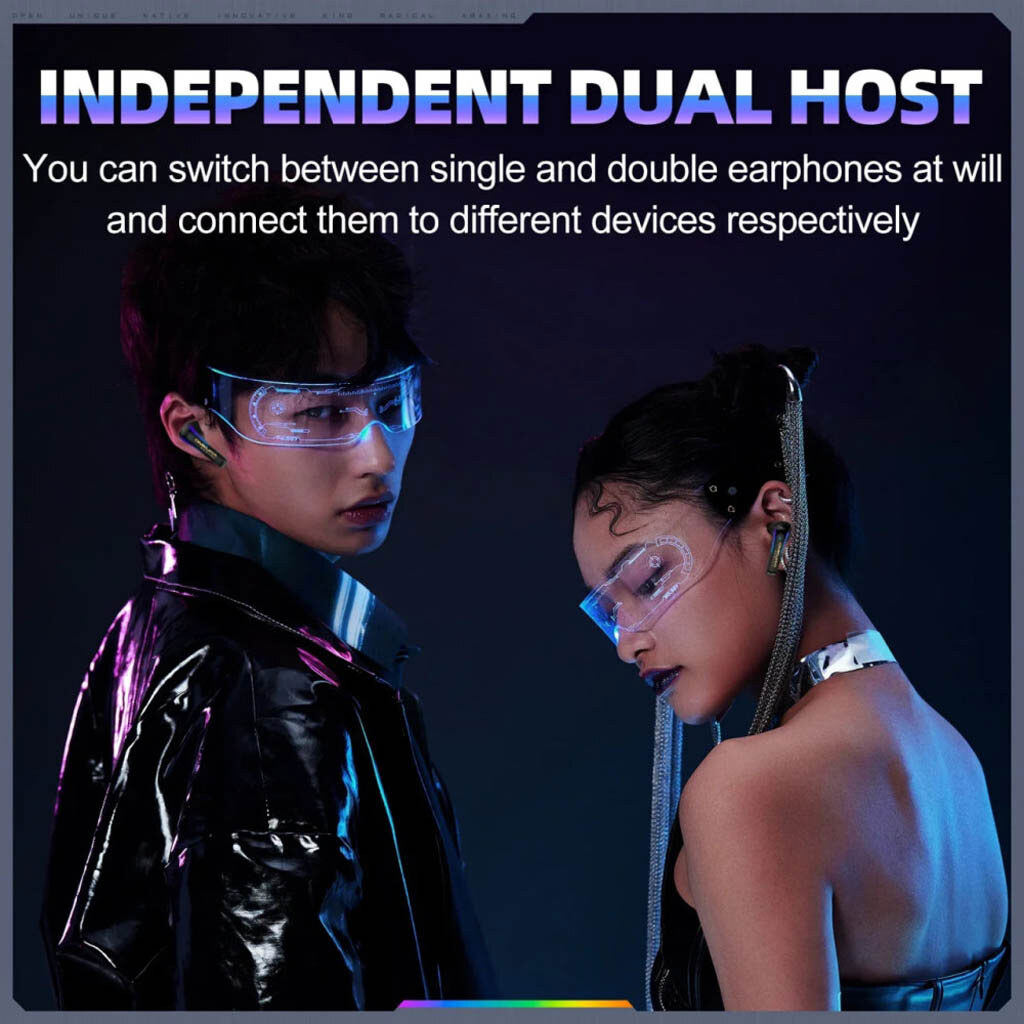 Bluetooth-гарнитура Onikuma T27, Стерео, Черный - № 8 Bluetooth-гарнитура Onikuma T27, Стерео, Черный - № 8