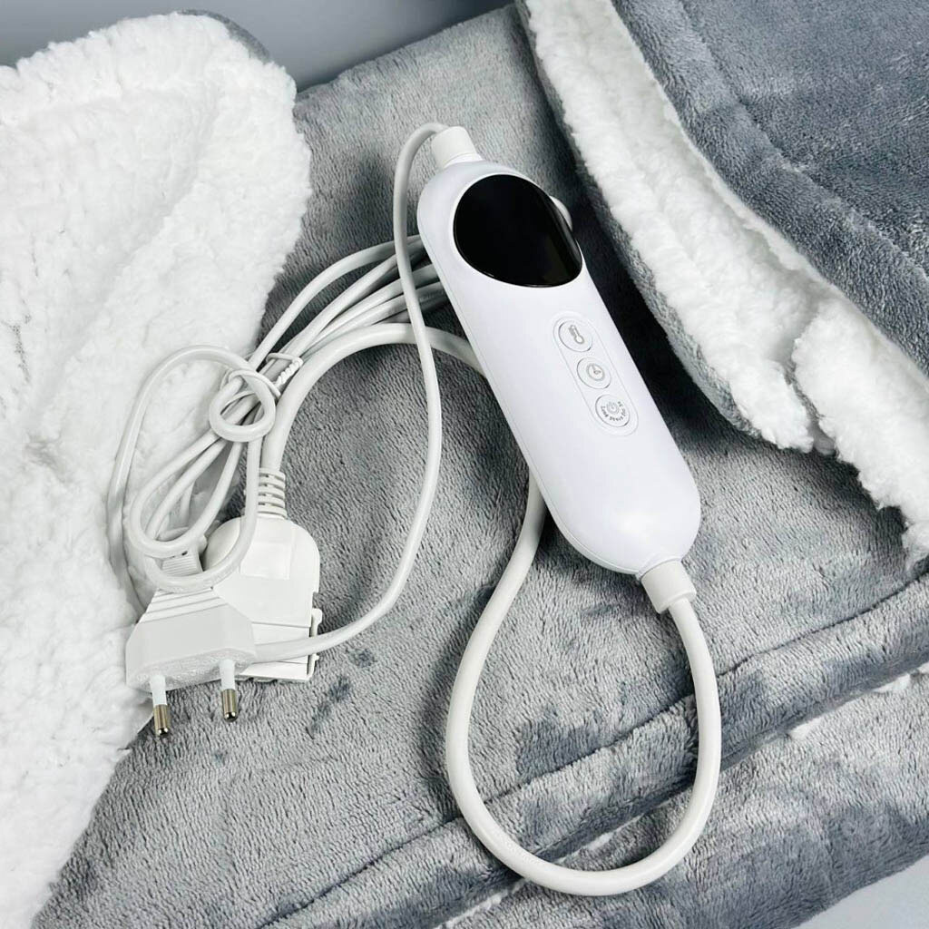 Электроодеяло Soft fleece, Серый - № 2 Электроодеяло Soft fleece, Серый - № 2