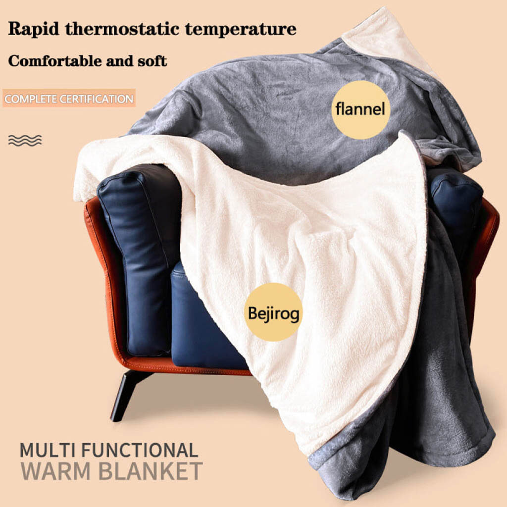 Электроодеяло Soft fleece, Серый - № 7 Электроодеяло Soft fleece, Серый - № 7
