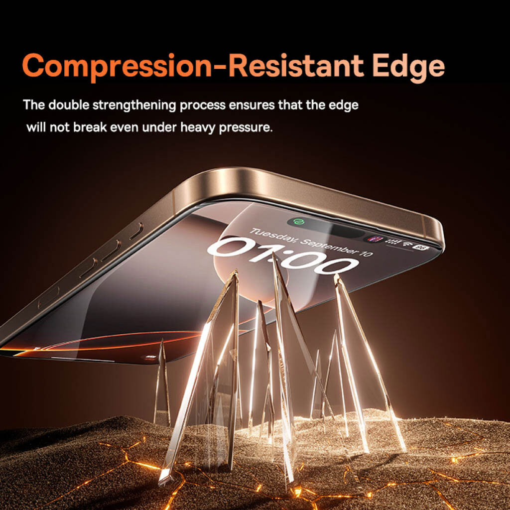 Защитное стекло Apple iPhone 15 Pro Max, Baseus, Прозрачный - № 7 Защитное стекло Apple iPhone 15 Pro Max, Baseus, Прозрачный - № 7