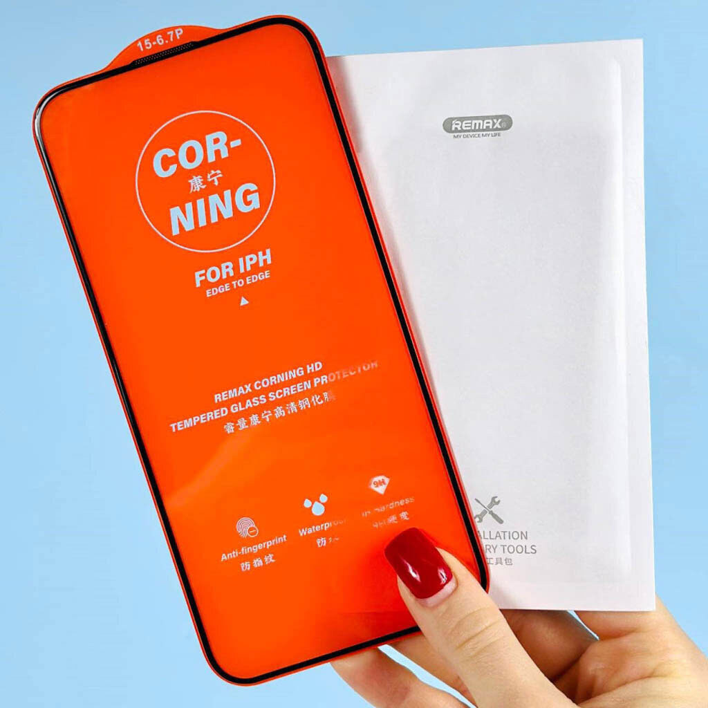 Защитное стекло Apple iPhone 17 Pro Max, Remax GL-83 Corning, Черный - № 4 Защитное стекло Apple iPhone 17 Pro Max, Remax GL-83 Corning, Черный - № 4