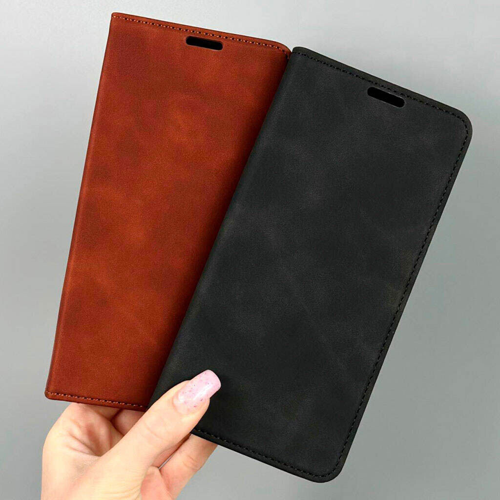 Чехол (книжка) Xiaomi Redmi Note 12, Armor Case, Черный - № 5 Чехол (книжка) Xiaomi Redmi Note 12, Armor Case, Черный - № 5