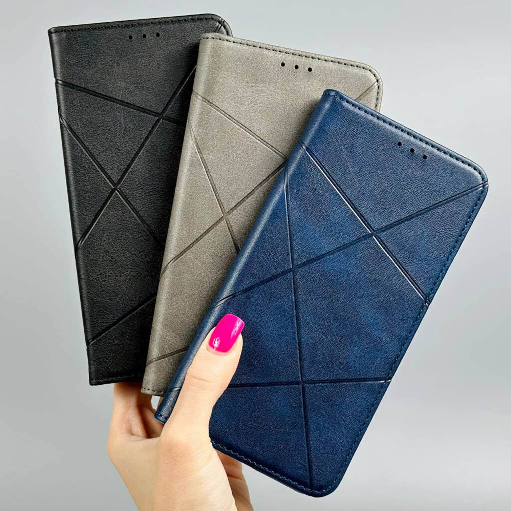 Чехол (книжка) Apple iPhone 15 Pro, Business Leather, Черный - № 5 Чехол (книжка) Apple iPhone 15 Pro, Business Leather, Черный - № 5