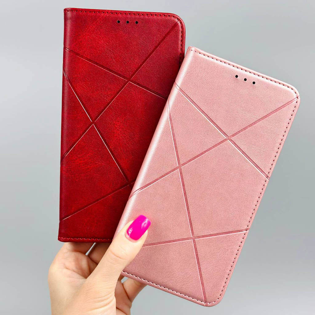 Чохол (книжка) Xiaomi Poco C85 / Redmi 15C, Business Leather, Рожевий - № 6 Чохол (книжка) Xiaomi Poco C85 / Redmi 15C, Business Leather, Рожевий - № 6