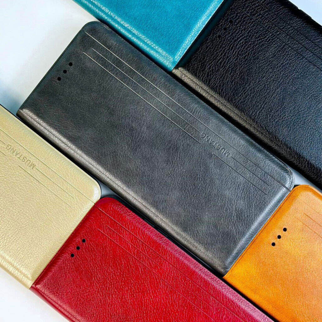 Чохол (книжка) Xiaomi Redmi 12 / Redmi 12 5G, Mustang Matte Black, Бірюзовий - № 3 Чохол (книжка) Xiaomi Redmi 12 / Redmi 12 5G, Mustang Matte Black, Бірюзовий - № 3