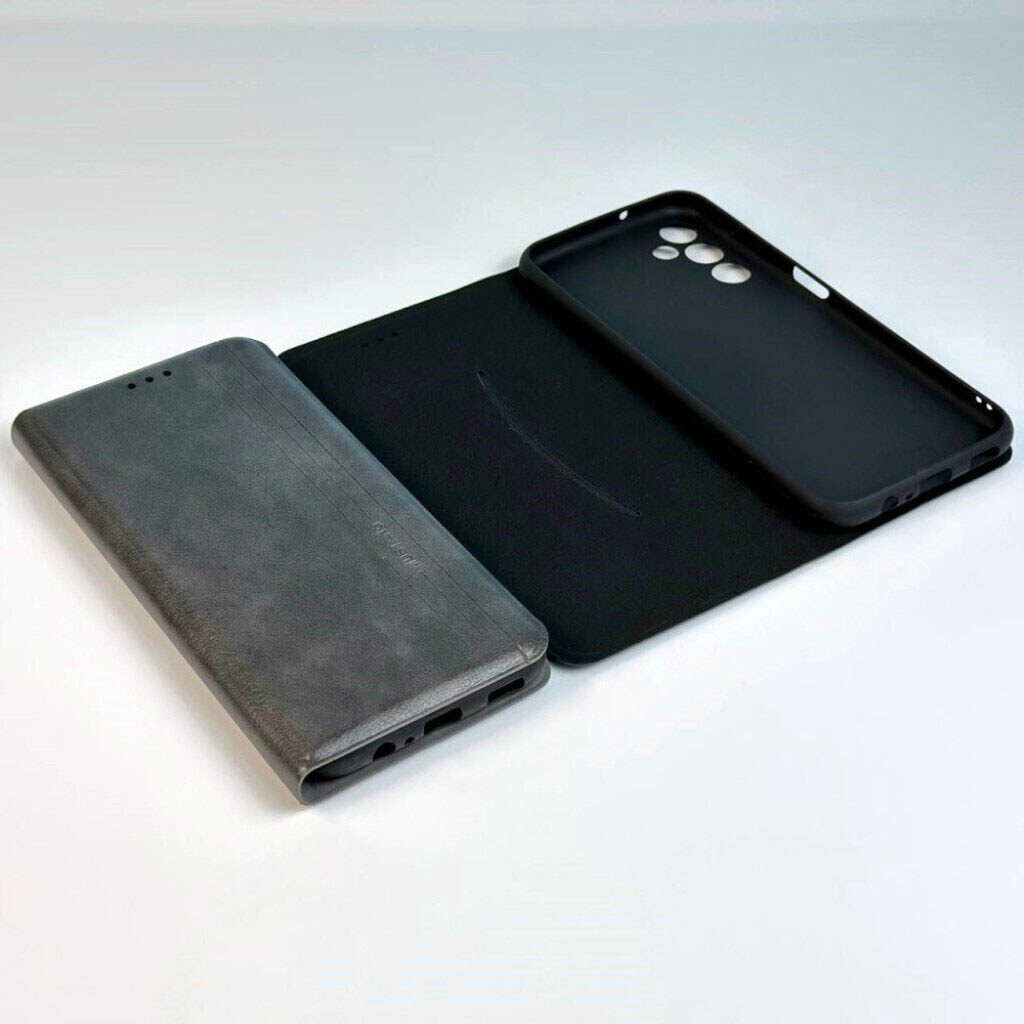 Чохол (книжка) Xiaomi Redmi 12 / Redmi 12 5G, Mustang Matte Black, Бірюзовий - № 7 Чохол (книжка) Xiaomi Redmi 12 / Redmi 12 5G, Mustang Matte Black, Бірюзовий - № 7